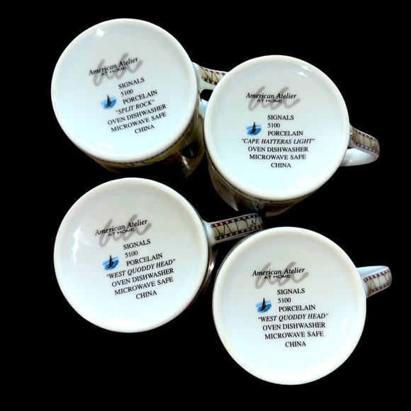 AMERICAN ATELIER “SIGNALS” PORCELAIN MUGS - Picture 7 of 7